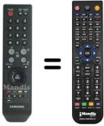 Replacement remote control Samsung CW 29Z404