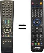 Replacement remote control Sharp LC 37 RD1E