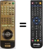 Replacement remote control RMT-D107 P