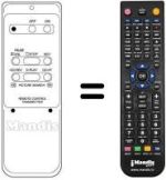 Replacement remote control RB-81EP