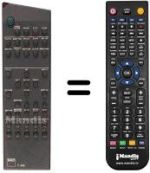Replacement remote control T 550
