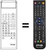 Replacement remote control DIGITAL MULTYSTANDARD