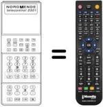 Replacement remote control TELECONTROL 2301