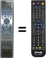 Replacement remote control Thomson 70 DSZ 644