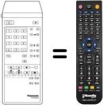 Replacement remote control TNQ 8E 0414