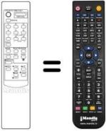 Replacement remote control Tokai LVR 8 S