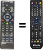 Replacement remote control Thomson 25 DU 40 E