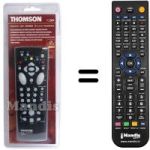 Replacement remote control Thomson V 1601