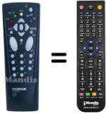 Replacement remote control Thomson 29 DU 40 E
