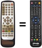 Replacement remote control Tatung V 32 HCHK
