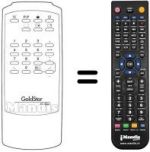 Replacement remote control VS 067 G
