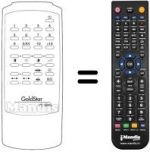 Replacement remote control VS 068 G