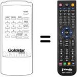Replacement remote control VS 068 K