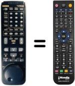 Replacement remote control Hitachi VT-M70EM