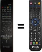Replacement remote control Finlux 37 FLD 750