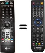 Replacement remote control AKB33871406