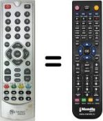 Replacement remote control 060535
