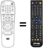 Replacement remote control Samsung DVD C-700