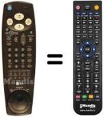 Replacement remote control LG 2380 P