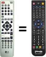 Replacement remote control LG LH-W 5200