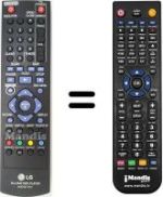 Replacement remote control LG BD 350