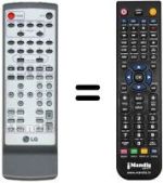 Replacement remote control LG FE-3500 WE
