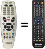 Replacement remote control DREAM DREAM BOX DM-7020