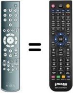 Replacement remote control Kiss DP 558