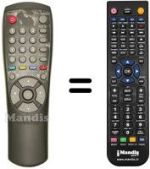 Replacement remote control Samsung DSR 9000