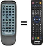 Replacement remote control Thomson DTH 1000