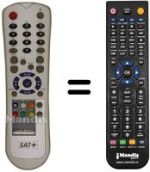 Replacement remote control SAT+ HDR 20