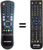 Replacement remote control Kathrein UFD 595
