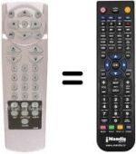 Replacement remote control BEC DB 6800 IRCI (CAM REMOTE)