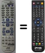 Replacement remote control JVC DR-M 1 SL