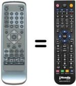 Replacement remote control Seg DVD 333