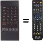 Replacement remote control EMME ESSE NORTHSAT 200