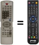 Replacement remote control Hitachi HTDK 150