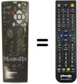 Replacement remote control Thomson DTH 3300