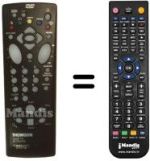 Replacement remote control Thomson DTH 4500