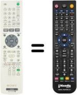 Replacement remote control Sony RDR-GX 120
