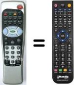 Replacement remote control Silvercrest SL 65 (ver. 2)