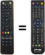 Replacement remote control ARIA 7X