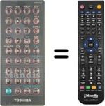 Replacement remote control MEDR05UX