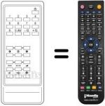 Replacement remote control Goldstar CLT2172