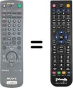 Replacement remote control RMT-V197