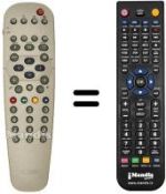 Replacement remote control REMCON1293