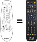 Replacement remote control REMCON473