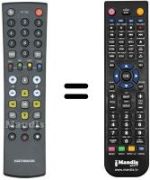 Replacement remote control Kathrein UFD593-S