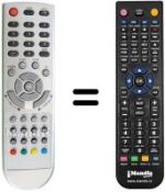 Replacement remote control REMCON1189