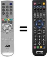 Replacement remote control JVC AV28CT1EP